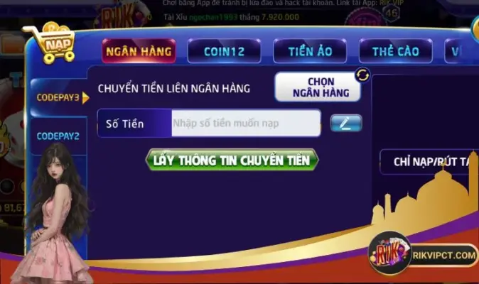 Anh em nên nắm chắc hướng dẫn lấy code pay Rikvip để thao tác chuẩn
